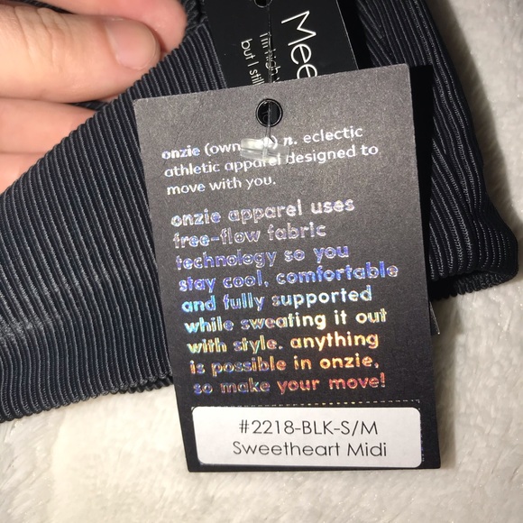 NWT Onzie Ribbed Set - BLK - Picture 8 of 8